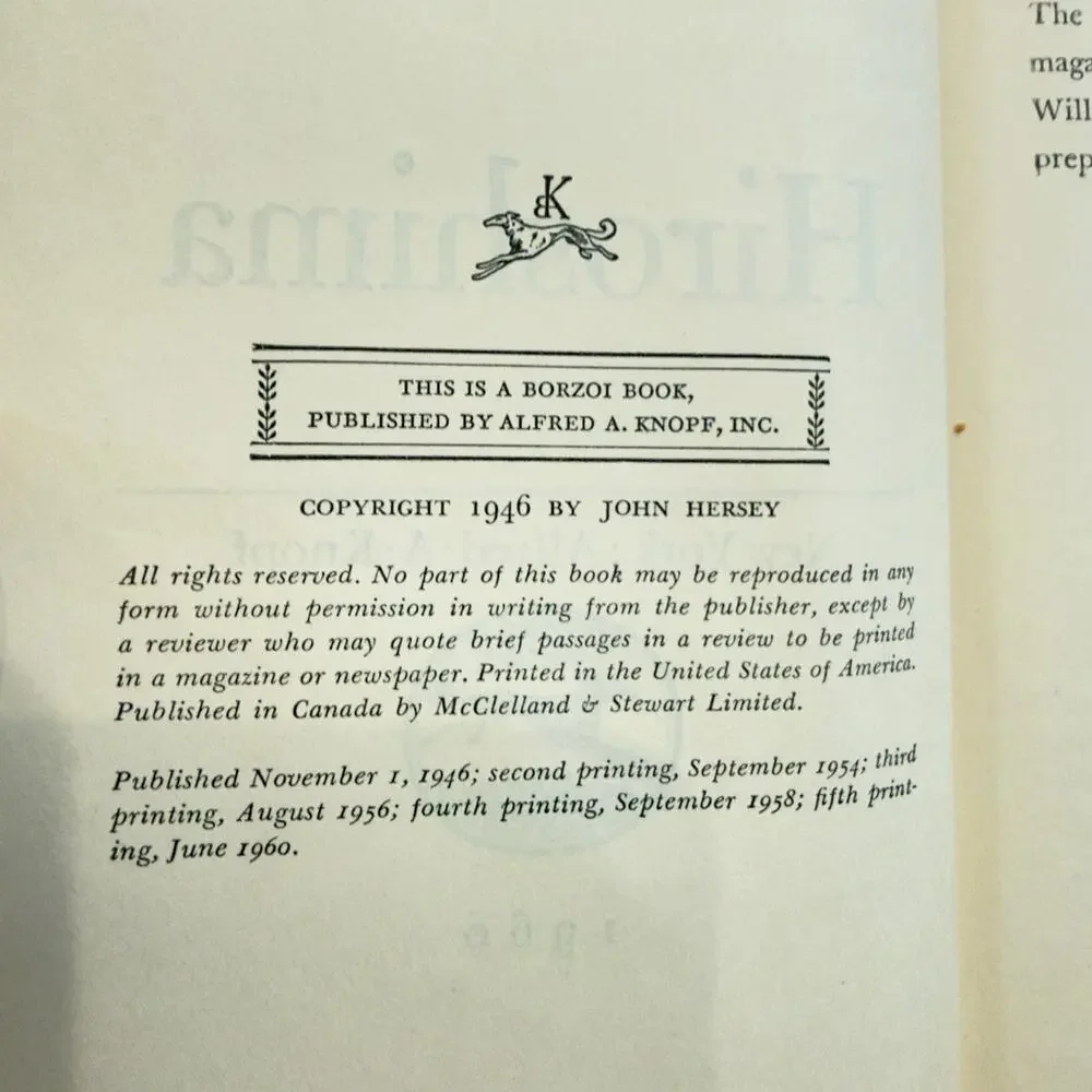 John Hersey hiroshima by